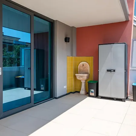 Zefiro Com Design, Large Terrace, Bike, Near And Thermal