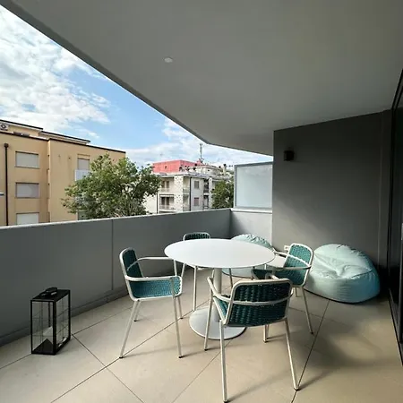 Zefiro Com Design, Large Terrace, Bike, Near And Thermal Hotel Grado