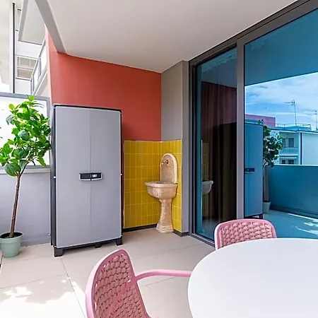 Zefiro Com Design, Large Terrace, Bike, Near And Thermal * Grado